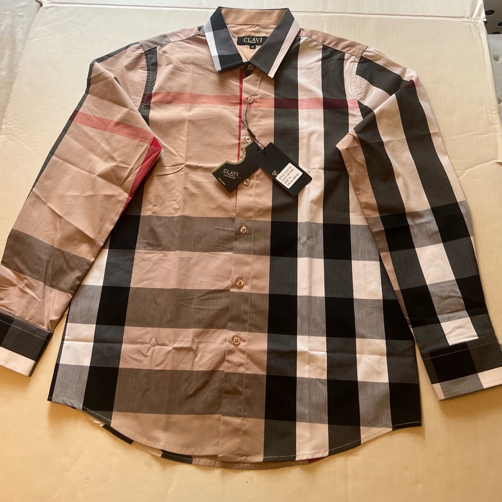 Men’s plaid fashions shirt